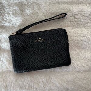 Coach Corner Zip Wristlet